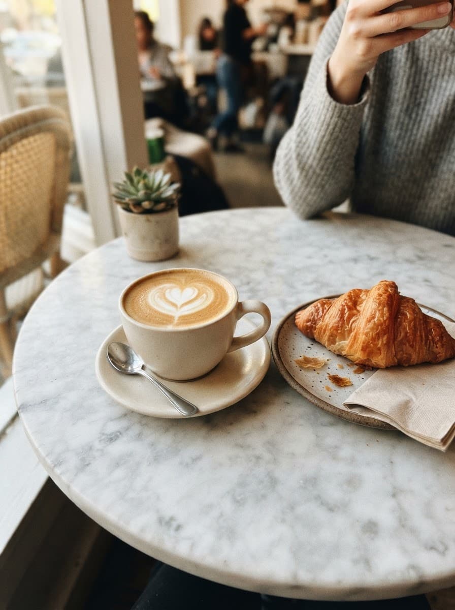 A coffee shared with a friend
