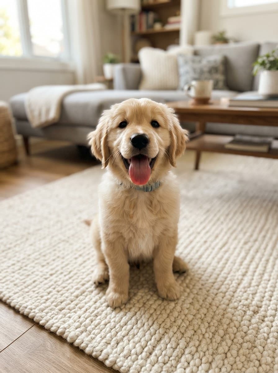 A dog enjoying a little moment outside
